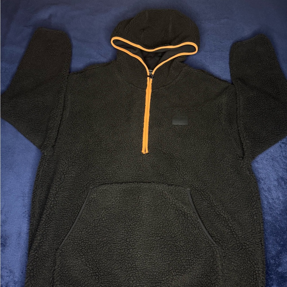 Calvin Klein Black Half Zip Hoodie - Size M New with Tags